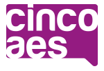 Logo de CincoAes Comunicación