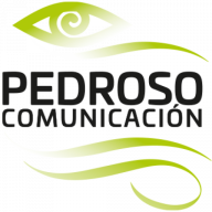 Logo de La empresa es Pedroso Comunicación