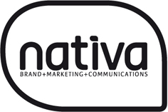 Logo de Nativa branding, marketing and communication