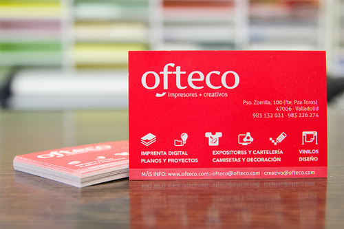 Logo de Ofteco impresión y diseño