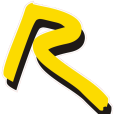 Logo de Riskol. Diseño y rotulación