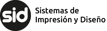 Logo de Sid sistemas de impresión - diseño gráfico y web