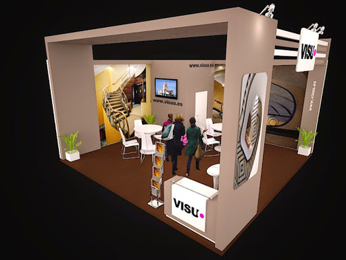 Logo de Visuo stands, eventos